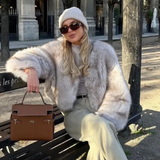 Isolde™ | Short Tokas Fur Coat