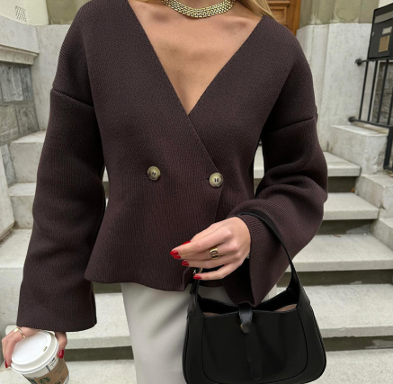 Coralie™ | Soft Knit Cardigan Top