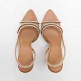 Simone™ | Luxury Rhinestone Strap Heels