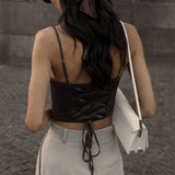 Sabine™ | Strapless Camouflage Tank Top