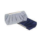 Ines™ | Ruched Silk Satin Evening Clutch