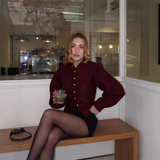 Romy™ | Round Neck Single-Breasted Coat