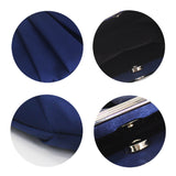 Ines™ | Ruched Silk Satin Evening Clutch