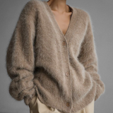 Elodie™ | Korean-Style V-Neck Cardigan
