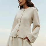 Ondine™ | Cozy Waist-Tie Sweater Coat