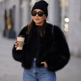 Isolde™ | Short Tokas Fur Coat