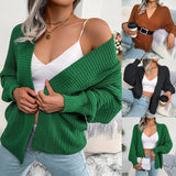 Delphine™ | Batwing Sleeve Knit Cardigan