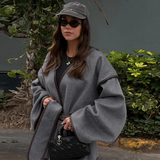 Josephine™ | Overlapping Tie-Belt Coat